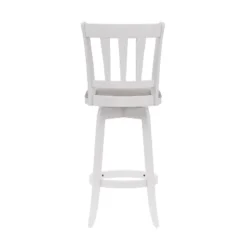 30" Presque Isle Wood Bar Height Swivel Stool White - Hillsdale Furniture -Hillsdale Furniture GUEST 8deb58bf ce3d 4761 9729 c64475a8961c