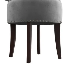 22.5" Lena Wood And Upholstered Vanity Stool - Hillsdale Furniture -Hillsdale Furniture GUEST 929b5157 3766 4222 a852 6f254fba2736