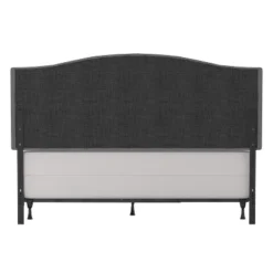 Full/Queen Provence Upholstered Arch Adjustable Tufted Headboard With Frame Glacier Gray Fabric - Hillsdale Furniture -Hillsdale Furniture GUEST 93ea0dda c532 4de0 aea4 514dde65ccf8