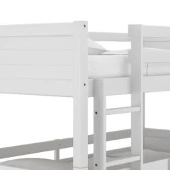 Twin Capri Wood Triple Bunk Bed White - Hillsdale Furniture -Hillsdale Furniture GUEST 95c16700 608f 4d64 9639 2204709b7ab4