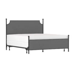 McArthur Metal And Upholstered Bed Matte Black/Gray Fabric - Hillsdale Furniture 25 McArthur Metal And Upholstered Bed Matte Black/Gray Fabric - Hillsdale Furniture -Hillsdale Furniture GUEST 9bb44808 30cf 4317 af50 80968c4531f2