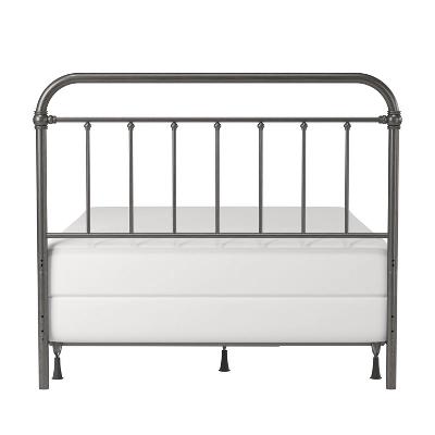Full/Queen Kirkland Metal Headboard With Frame Aged Pewter - Hillsdale Furniture 8 Full/Queen Kirkland Metal Headboard With Frame Aged Pewter - Hillsdale Furniture - Image 6
