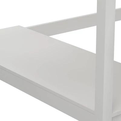 Full Caspian Loft Bed White - Hillsdale Furniture 11 Full Caspian Loft Bed White - Hillsdale Furniture - Image 9