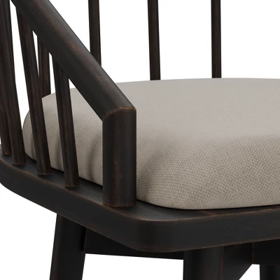 Braddock Spindle Back Memory Return Swivel Counter Height Barstool Rubbed Black - Hillsdale Furniture 8 Braddock Spindle Back Memory Return Swivel Counter Height Barstool Rubbed Black - Hillsdale Furniture - Image 6