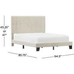 Crestone Upholstered Adjustable Height Platform Bed - Hillsdale Furniture -Hillsdale Furniture GUEST a26372ff a10c 4f7d 97cb 171b6fdd529b