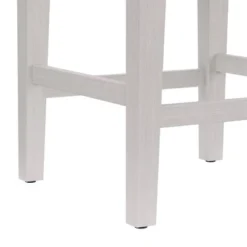 Set Of 2 26" Bronn Non Swivel Counter Height Barstools White /Silver - Hillsdale Furniture 21 Set Of 2 26" Bronn Non Swivel Counter Height Barstools White /Silver - Hillsdale Furniture -Hillsdale Furniture GUEST a3dc0a6f 107b 4920 aca0 eb776e7ab082