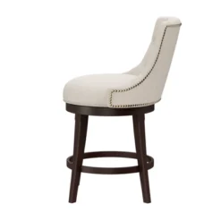 24" Halbrooke Swivel Counter Height Barstool Smoke/Cream - Hillsdale Furniture -Hillsdale Furniture GUEST a6be64e8 636e 4b87 8835 10881159ae68