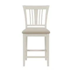 Pebblebrook Wood Slat Back Counter Height Stool White Wire Brush - Hillsdale Furniture -Hillsdale Furniture GUEST a78cd7eb 8c74 4ae5 847e e4ba40071a7a
