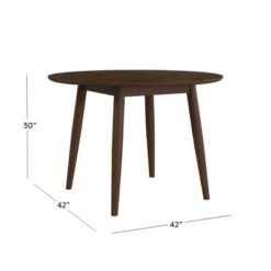 San Marino Mid-Century Modern Round Dining Table Chestnut - Hillsdale Furniture -Hillsdale Furniture GUEST a8e52d00 146a 4565 97b3 ef208694e405 1