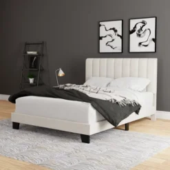 Crestone Upholstered Adjustable Height Platform Bed - Hillsdale Furniture -Hillsdale Furniture GUEST a99046bf 8bbc 4ec6 afc8 ee03bed43000