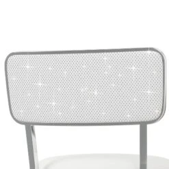 Baltimore Metal And Upholstered Swivel Counter Height Stool Chrome - Hillsdale Furniture -Hillsdale Furniture GUEST a9a878e6 0173 4d4e a77b 204542ef919f