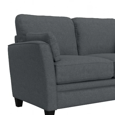 Grant River Upholstered Loveseat With 2 Pillows Gray - Hillsdale Furniture 8 Grant River Upholstered Loveseat With 2 Pillows Gray - Hillsdale Furniture - Image 6