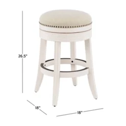 26" Saddle Backless Counter Height Barstool Rustic Gray/Taupe – Hillsdale Furniture -Hillsdale Furniture GUEST ab97659e b25d 4ec1 87e4 a0e6eec96cba