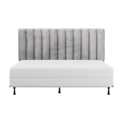 King Crestone Upholstered Headboard With Frame Gray - Hillsdale Furniture 14 King Crestone Upholstered Headboard With Frame Gray - Hillsdale Furniture -Hillsdale Furniture GUEST ad6f95aa c661 4097 bd60 3ebcde9239ca