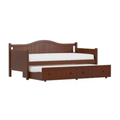 Staci Wood Daybed With Trundle Twin - Cherry - Hillsdale Furniture -Hillsdale Furniture GUEST ae7b0e72 4f10 49a0 86ee 50985f662d18