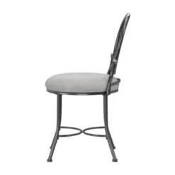 19" O'Malley Metal Vanity Stool - Hillsdale Furniture -Hillsdale Furniture GUEST b17771cf a714 4a82 a86e 7220ca910eba