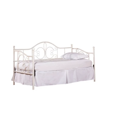 Twin Ruby Daybed Suspension Deck And Trundle Textured White - Hillsdale Furniture 6 Twin Ruby Daybed Suspension Deck And Trundle Textured White - Hillsdale Furniture - Image 4