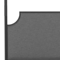 Mcarthur Metal And Upholstered Canopy Bed Matte Black/Gray Fabric - Hillsdale Furniture -Hillsdale Furniture GUEST b5e0154b 9286 4d82 ae83 64f1d298ff5e