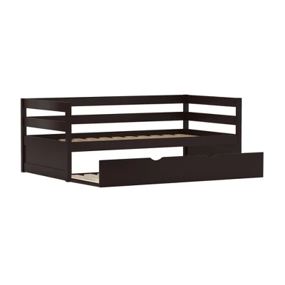 Twin Kids' Caspian Daybed With Trundle Chocolate - Hillsdale Furniture 11 Twin Kids' Caspian Daybed With Trundle Chocolate - Hillsdale Furniture - Image 9