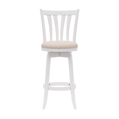 30" Savana Wood Bar Height Swivel Stool White - Hillsdale Furniture 5 30" Savana Wood Bar Height Swivel Stool White - Hillsdale Furniture - Image 3