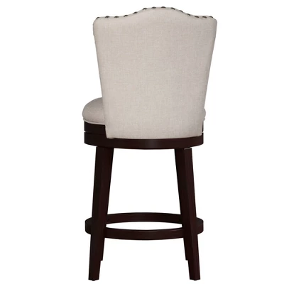 Edenwood Swivel Counter Height Barstool Cream - Hillsdale Furniture 6 Edenwood Swivel Counter Height Barstool Cream - Hillsdale Furniture - Image 4