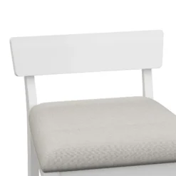 Warren Wood And Upholstered Counter Height Stool Sea White - Hillsdale Furniture -Hillsdale Furniture GUEST b967c2b1 c8e7 4bb3 ba6e a5fd4dd72c98