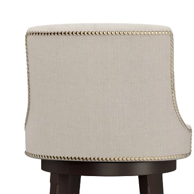 30" Halbrooke Swivel Barstool Smoke/Cream Hillsdale Furniture 12 30" Halbrooke Swivel Barstool Smoke/Cream Hillsdale Furniture - Image 10