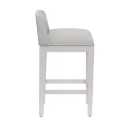Set Of 2 26" Bronn Non Swivel Counter Height Barstools White /Silver - Hillsdale Furniture 18 Set Of 2 26" Bronn Non Swivel Counter Height Barstools White /Silver - Hillsdale Furniture -Hillsdale Furniture GUEST ba870bd6 722a 4637 b869 c112eab511a8