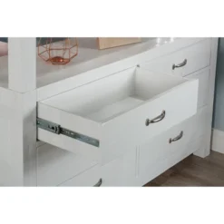 Full Highlands Loft Bed With Desk, Chair And Hanging Nightstand White - Hillsdale Furniture -Hillsdale Furniture GUEST bdc95127 ab20 4c99 83e5 372cc6cffd1c