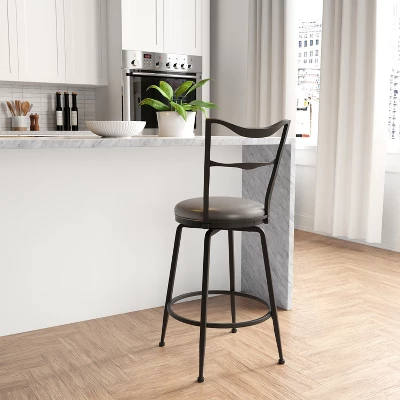 Larimore Metal Counter Height Stool Black - Hillsdale Furniture 3 Larimore Metal Counter Height Stool Black - Hillsdale Furniture