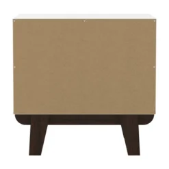 Kincaid Wood 2 Drawer Nightstand Matte White - Hillsdale Furniture -Hillsdale Furniture GUEST c1f4bfa4 13ea 45d7 8daa c36e31eaaed1