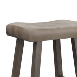 26" Saddle Wood Backless Counter Height Barstool Rustic Gray - Hillsdale Furniture 18 26" Saddle Wood Backless Counter Height Barstool Rustic Gray - Hillsdale Furniture -Hillsdale Furniture GUEST c26b7326 77f1 4cf2 827d 3284e00ee799
