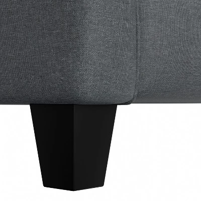 Grant River Upholstered Loveseat With 2 Pillows Gray - Hillsdale Furniture 9 Grant River Upholstered Loveseat With 2 Pillows Gray - Hillsdale Furniture - Image 7