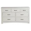 Highlands 7 Drawer Dresser White - Hillsdale Furniture