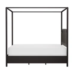 Melanie Wood And Metal Canopy Bed Oiled Bronze - Hillsdale Furniture -Hillsdale Furniture GUEST c451a63e 393a 4956 8f3b c6c3eac571e7