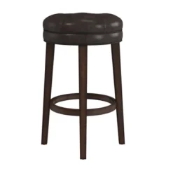 30.5" Krauss Wood Backless Swivel Barstool Charcoal Gray - Hillsdale Furniture -Hillsdale Furniture GUEST c5c40821 839d 4290 93bd 6aa5fb19e124