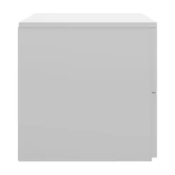 Delmar Wood 2 Drawer Nightstand Matte White - Hillsdale Furniture -Hillsdale Furniture GUEST c6b34018 94ae 49b9 b946 ca773da5867d