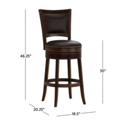 Lockefield Wood Bar Height Swivel Barstool - Hillsdale Furniture -Hillsdale Furniture GUEST c77f987b c349 4288 bf85 312adcf5ccf8