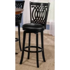 30" Van Draus Swivel Barstool Metal/Black - Hillsdale Furniture -Hillsdale Furniture GUEST c7a3b971 da13 438f 8a4a 541fe6f203ba