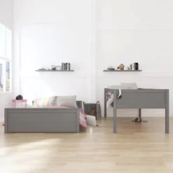 Twin Over Full Capri Wood Bunk Bed Gray - Hillsdale Furniture -Hillsdale Furniture GUEST c8f42038 484b 41c6 85fb 01a55b7b9a83