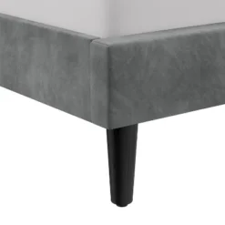 Queen Crestwood Upholstered Chevron Pleated Platform Bed With 2 Dual USB Ports Gray - Hillsdale Furniture 33 Queen Crestwood Upholstered Chevron Pleated Platform Bed With 2 Dual USB Ports Gray - Hillsdale Furniture -Hillsdale Furniture GUEST ce49ac8b 3bdc 47be b0a1 45a67d380fe8