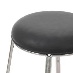 Southlake Backless Metal Counter Height Stool Chrome/Black Vinyl - Hillsdale Furniture 10 Southlake Backless Metal Counter Height Stool Chrome/Black Vinyl - Hillsdale Furniture -Hillsdale Furniture GUEST cfedb4e0 a6c5 4839 a3ba 17973bd645a3