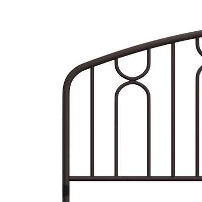 Full/Queen Riverbrooke Metal Arch Scallop Headboard Bronze - Hillsdale Furniture 8 Full/Queen Riverbrooke Metal Arch Scallop Headboard Bronze - Hillsdale Furniture - Image 6
