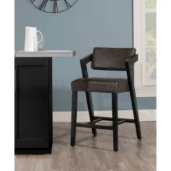 Snyder Counter Height Barstool Black/Gray - Hillsdale Furniture -Hillsdale Furniture GUEST d35942ab 7c4a 46ac 8900 45aefb19ec8c