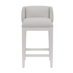 Set Of 2 26" Bronn Non Swivel Counter Height Barstools White /Silver - Hillsdale Furniture 17 Set Of 2 26" Bronn Non Swivel Counter Height Barstools White /Silver - Hillsdale Furniture -Hillsdale Furniture GUEST d5591bda b05f 4b1d 8daf 9a52ae416e11