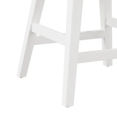 Clarion Wood And Upholstered Counter Height Swivel Stool Sea White - Hillsdale Furniture 10 Clarion Wood And Upholstered Counter Height Swivel Stool Sea White - Hillsdale Furniture - Image 8