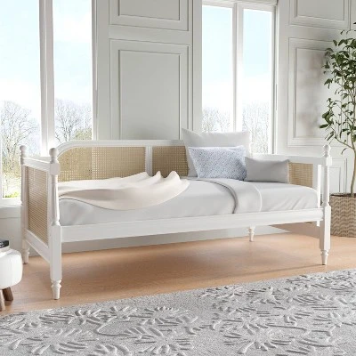 Twin Melanie Upholstered Daybed White Fabric - Hillsdale Furniture 14 Twin Melanie Upholstered Daybed White Fabric - Hillsdale Furniture - Image 12