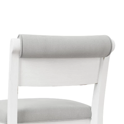 Clarion Wood And Upholstered Counter Height Swivel Stool Sea White - Hillsdale Furniture 11 Clarion Wood And Upholstered Counter Height Swivel Stool Sea White - Hillsdale Furniture - Image 9
