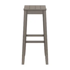 Fiddler Backless 30" NonSwivel Barstool Aged Gray - Hillsdale Furniture -Hillsdale Furniture GUEST d6f07966 5a95 4975 a385 d65928c0fa2f
