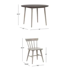 5pc Mayson Dining Set With Spindle Back Chairs Gray - Hillsdale Furniture 29 5pc Mayson Dining Set With Spindle Back Chairs Gray - Hillsdale Furniture -Hillsdale Furniture GUEST d71e142f cf43 4233 abcb 32032c9b6571